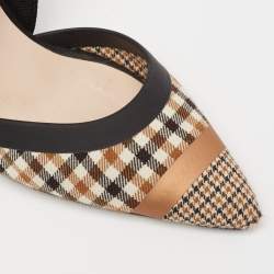 Pre Owned صندل فندي كوليبري كانفاس وجلد متعدد الألوان نقشة أف أف مقاس 36.5