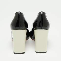 Pre Owned Fendi Black Patent Leather Eloise Pumps Size 38