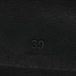 Pre Owned Fendi Black/White FF Rockoko Slip On Sneakers Size 39