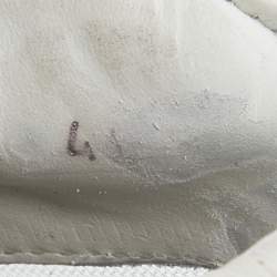 Pre Owned Fendi White Leather and Mesh Chunky Low Top Sneakers Size 40