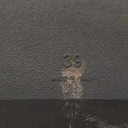 Pre Owned Fendi Black/Brown Zucca Knit Fabric Rockoko Low Top Sneakers Size 39