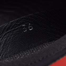 Pre Owned Fendi Multicolor Velvet and Fabric Runaway Sneakers Size 36