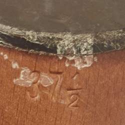 Pre Owned Fendi Red Patent Leather Logo Slide Sandals Size 37.5