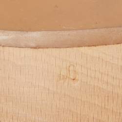 مملوكة مسبقًا Fendi Black Leather Open Toe Platform Ankle Strap Sandals Size 40