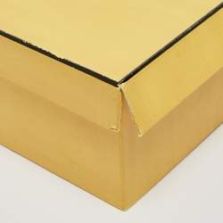 Pre Owned Fendi Tricolor Lizard Embossed Leather Strappy T Bar Sandals Size 40