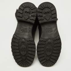 مملوكة مسبقًا Fendi Black Leather Knee Length Boots Size 36