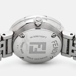 Fendi Green Stainless Steel Forever Fendi F103110901 Women's Wristwatch 19 mm