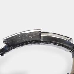 مملوكة مسبقًا Fendi Diamond Paved Stainless Steel Leather Secret 5400L Women's Wristwatch 18 mm