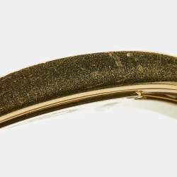 مملوكة مسبقًا ساعة يد فنْدي كامليون 30000مِ ذهبي اللون مُطلِية بالذهب والفولاذ المقاوم للصدأ جلدية ماسية نسائية 29 مم