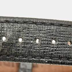 مملوكة مسبقًا ساعة يد فنْدي كامليون 30000مِ ذهبي اللون مُطلِية بالذهب والفولاذ المقاوم للصدأ جلدية ماسية نسائية 29 مم