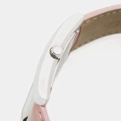 Pre Owned ساعة يد نسائية فندي 7000جي ستانلس ستيل صدف جلد تمساح 27 مم