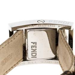 Pre Owned Fendi Red Stainless Steel Classic 5000 Women's Wristwatch 26MM