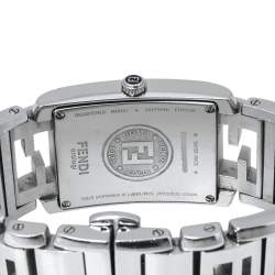 Pre Owned Fendi Silver Stainless Steel Orologi 1200G Women's Wriswatch 24 mm