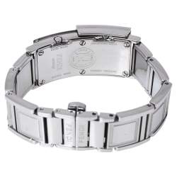 Pre Owned Fendi White/Black Stainless Steel Secret 5500L Women's Wristwatch 20 mm