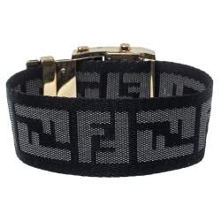 Pre Owned Fendi Cream Gold Tone Stainless Steel 1130L Zip Code Women Wristwatch 38MM