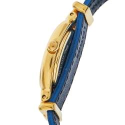 Pre Owned Fendi Silver Gold-Plated Stainless Steel Interchangeable Strap 640L Women's Wristwatch 24 mm