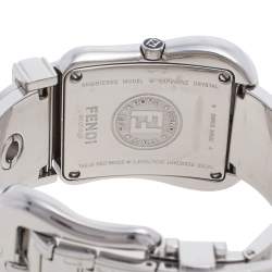 Pre Owned Fendi Mother Of Pearl Stainless Steel B.Fendi 3800G Women's Wristwatch 33 mm