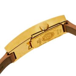 Pre Owned Fendi Champagne Gold Plated Stainless Steel Orologi 3300L Women's Wristwatch 13 mm