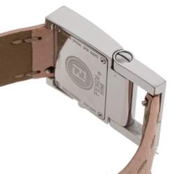 Pre Owned ساعة يد نسائية فندي كوارتز 5200أل جلد ستانلس ستيل كريمي 23مم