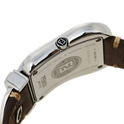 Pre Owned Fendi Mother of Pearl Stainless Steel B.Fendi 3800G Women's Wristwatch 33 mm