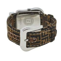 مملوكة مسبقًا Fendi Black Stainless Steel B.Fendi 3800G Women's Wristwatch 33 mm