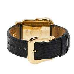 Pre Owned Fendi Mother of Pearl Gold Plated Stainless Steel Leather B.Fendi 3800G Women's Wristwatch 33 mm