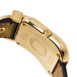 Pre Owned Fendi Mother of Pearl Gold Plated Stainless Steel Leather B.Fendi 3800G Women's Wristwatch 33 mm