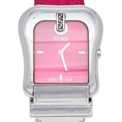 Fendi Pink Stainless Steel B.Fendi 3800G Women's Wristwatch 33 mm