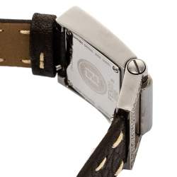 مملوكة مسبقًا ساعة يد نسائية فندي 5200L ستانلس ستيل جلد بني 23 مم