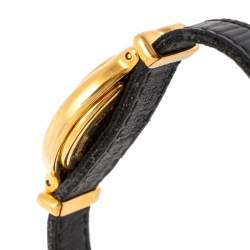 Pre Owned Fendi White Gold Plated Stainless Steel 640L Women's Wristwatch 24 mm
