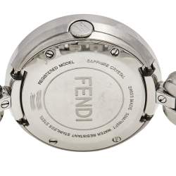 Pre Owned Fendi White Stainless Steel My Way F357024003 Women's Wristwatch 28 mm