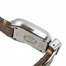 Fendi Mother of Pearl Stainless Steel Leather B.Fendi 3800L Women's Wristwatch 18 mm