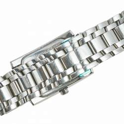 Pre Owned Fendi Champagne Stainless Steel Diamond Orologi 7000L Women's Wristwatch 21 mm
