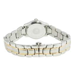Pre Owned Fendi White Two Tone Stainless Steel 210L Women's Wristwatch 26 mm