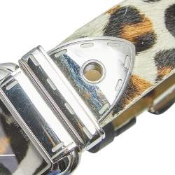 Fendi Leopard Print Stainless Steel B.Fendi 3800G Women's Wristwatch 33 mm