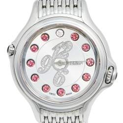Fendi Silver Stainless Steel Crazy Carats 10500M Women's Wristwatch 38 mm