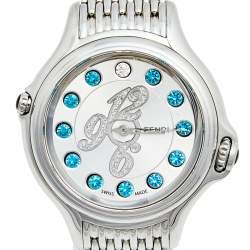 Fendi Silver Stainless Steel Crazy Carats 10500M Women's Wristwatch 38 mm
