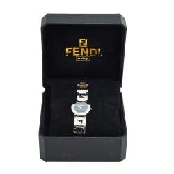 Fendi Black Stainless Steel 3050L Women's Wristwatch 24 mm 