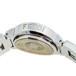 Fendi Black Stainless Steel 3050L Women's Wristwatch 24 mm 