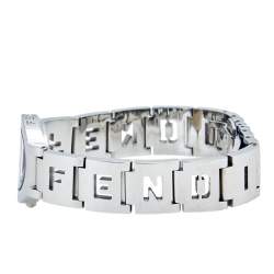 Fendi Black Stainless Steel 3050L Women's Wristwatch 24 mm 