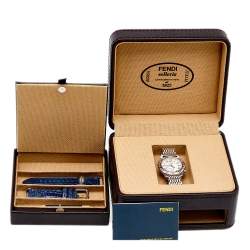 Fendi Mother of Pearl Stainless Steel Selleria 8100M Women's Wristwatch 37 mm