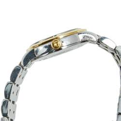 Fendi White Two Tone Stainless Steel 2100L Women's Wristwatch 26 mm