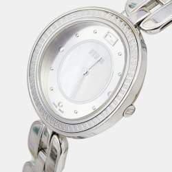 Fendi Mother of Pearl Stainless Steel My Way 3500M Women's Wristwatch 36 mm