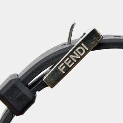 Fendi Red Stainless Steel Rubber Bussola Bubble 8010L Women's Wristwatch 27 mm