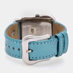 Fendi Mother of Pearl Stainless Steel Leather B.Fendi 3800G Women's Wristwatch 33 mm