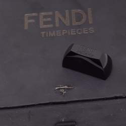 Pre Owned Fendi Mother of Pearl Two Tone Stainless Steel Selleria Leather 80200M Women's Wristwatch 36 mm