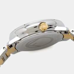 Fendi White Two-Tone Stainless Steel Run Away FOW802A2YKF0QA0 Women's Wristwatch 28 mm