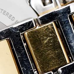 Fendi White Two-Tone Stainless Steel Run Away FOW802A2YKF0QA0 Women's Wristwatch 28 mm
