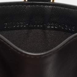 Fendi x Versace Black/Gold Leather Fendace Lanyard Card Holder