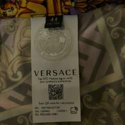 مملوكة مسبقًا Fendace Multicolor FF and Barocco Print Jersey Leggings M